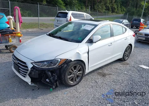 2018 Hyundai Elantra Value Edition z USA, uszkodzony, nr VIN 5NPD84LF0JH213925